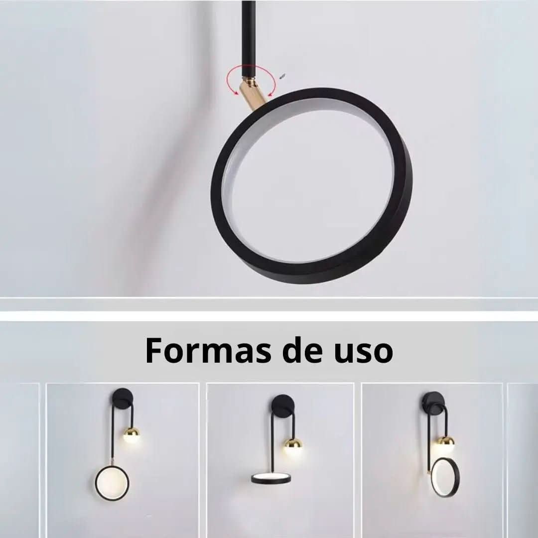 Arandela de Parede De Quarto Moderna Gleam – Elegância e Iluminação Aconchegante - Morada Serena