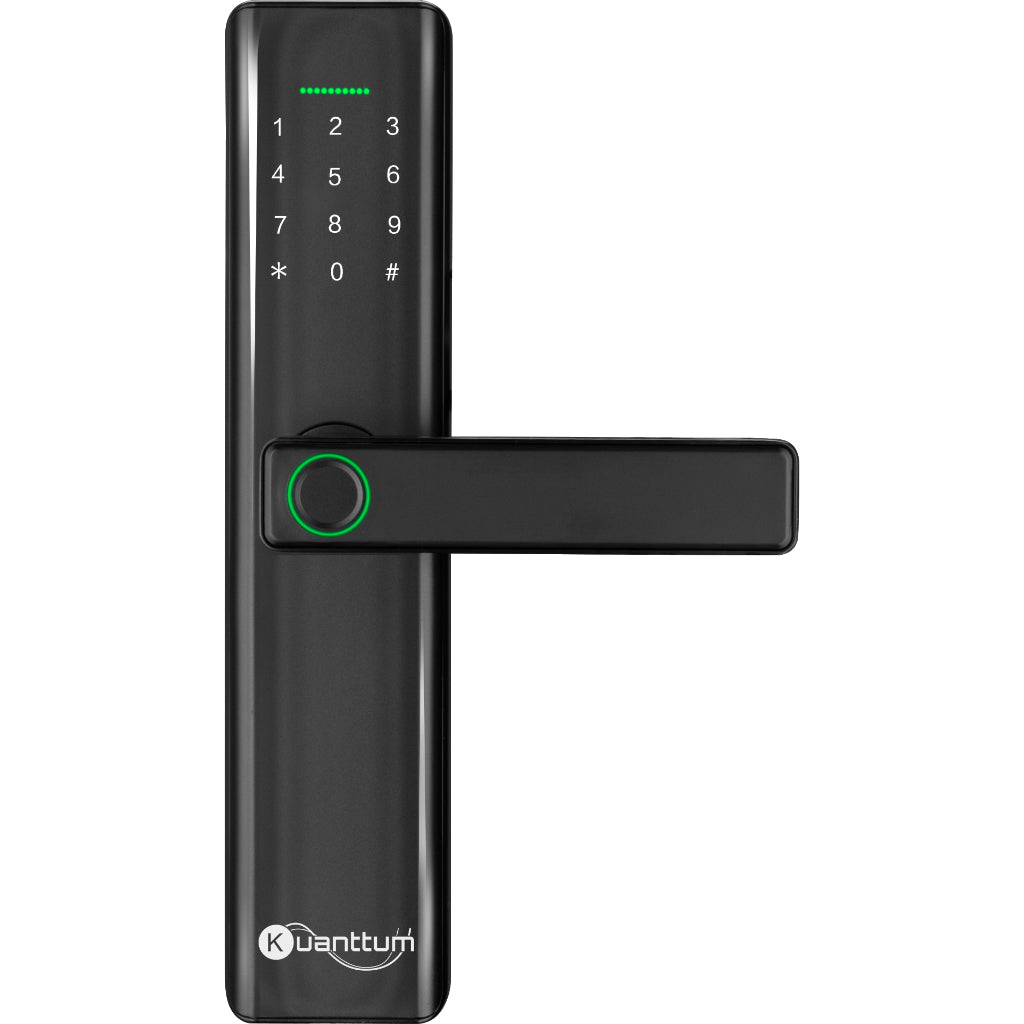 Fechadura Eletronica Digital Biometrica Senha Touch Cartão Tag Kuanttum Delta