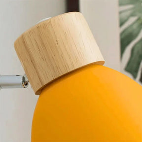 Arandela Articulada de Parede Interna Wooden – Estilo Escandinavo com Braço de Madeira - Morada Serena