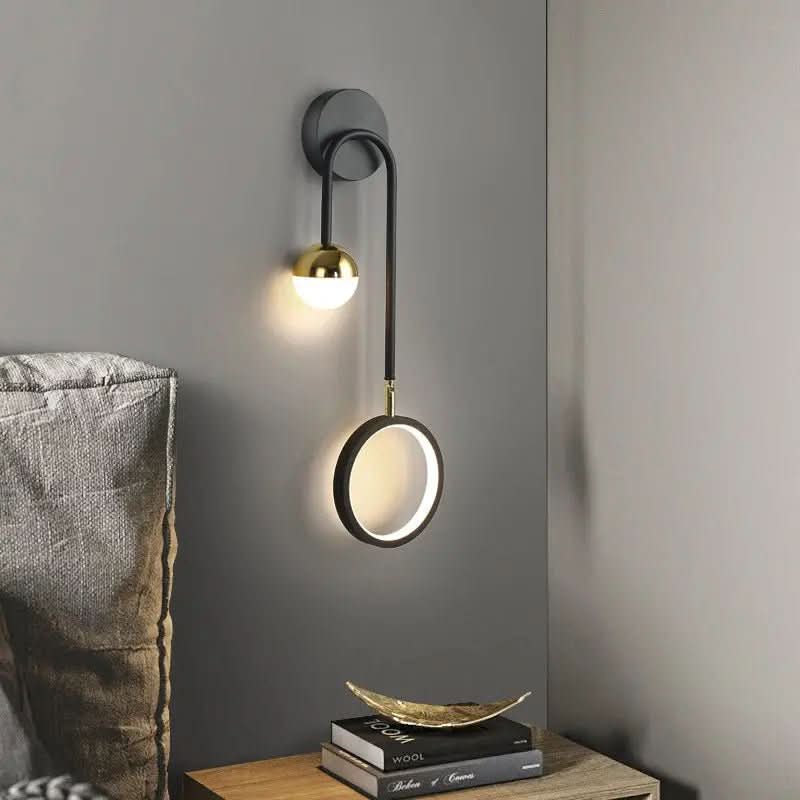 Arandela de Parede De Quarto Moderna Gleam – Elegância e Iluminação Aconchegante - Morada Serena