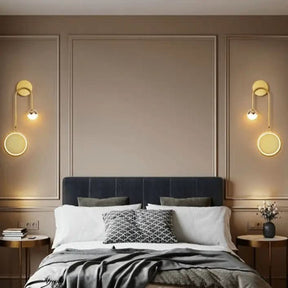 Arandela de Parede De Quarto Moderna Gleam – Elegância e Iluminação Aconchegante - Morada Serena