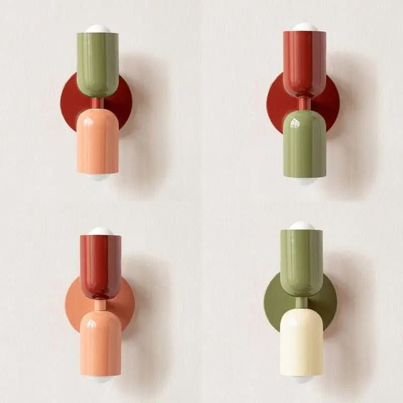 Arandela de Parede Interna Aquarela – Estilo Colorido e Iluminação Criativa - Morada Serena