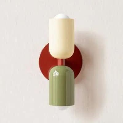 Arandela de Parede Interna Aquarela – Estilo Colorido e Iluminação Criativa - Morada Serena