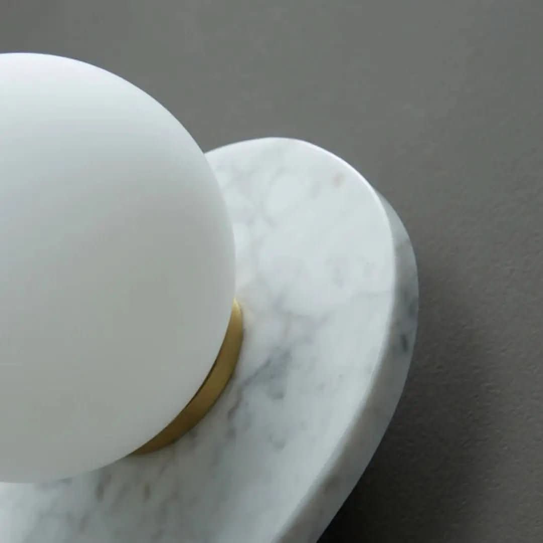 Arandela de Parede Interna Stone – Estilo Contemporâneo em Pedra Natural - Morada Serena