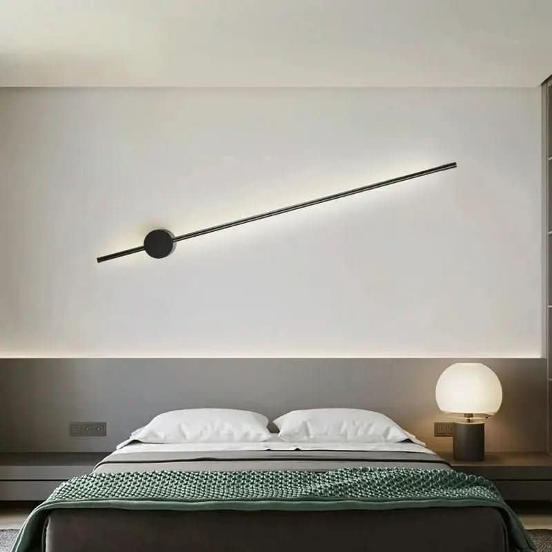 Arandela Linear de Parede Interna Ajustável – Iluminação Moderna com Design Minimalista - Morada Serena