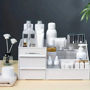 Caixa Organizadora Porta Maquiagem com Gavetas - Praticidade e Estilo para Sua Organização - Morada Serena