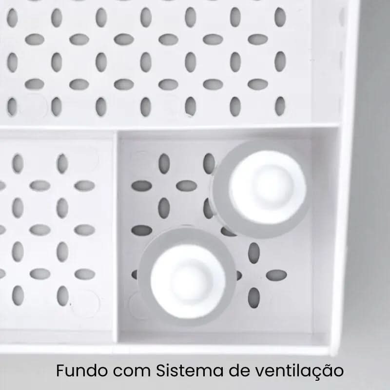 Caixa Organizadora Porta Maquiagem com Gavetas - Praticidade e Estilo para Sua Organização - Morada Serena