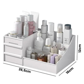 Caixa Organizadora Porta Maquiagem com Gavetas - Praticidade e Estilo para Sua Organização - Morada Serena