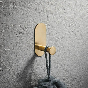 Conjunto acessórios para banheiro dourado Roma - 4 Peças Escovado - Morada Serena