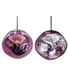 Conjunto Completo Lustre Pendente Moderno Luxuoso Lava Macaron Nórdico - Morada Serena