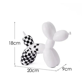 Ballon Dog Decoração Criativa em Resina Estilo Pop Art - Morada Serena