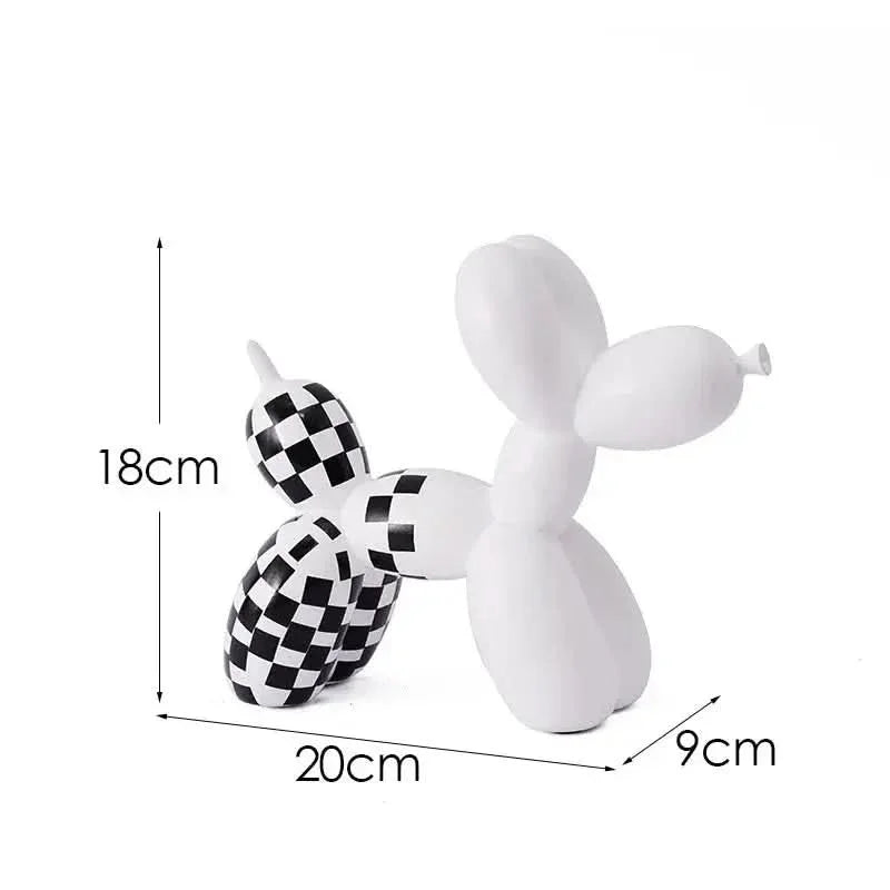 Ballon Dog Decoração Criativa em Resina Estilo Pop Art - Morada Serena