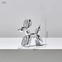 Ballon Dog Decoração Criativa em Resina Estilo Pop Art - Morada Serena