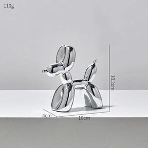 Ballon Dog Decoração Criativa em Resina Estilo Pop Art - Morada Serena