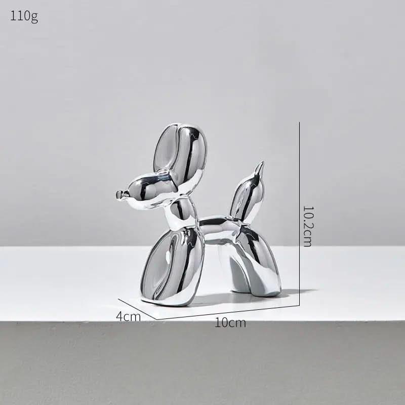 Ballon Dog Decoração Criativa em Resina Estilo Pop Art - Morada Serena