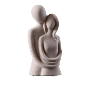 Escultura Decorativa em Resina Amor Entrelaçado - Morada Serena