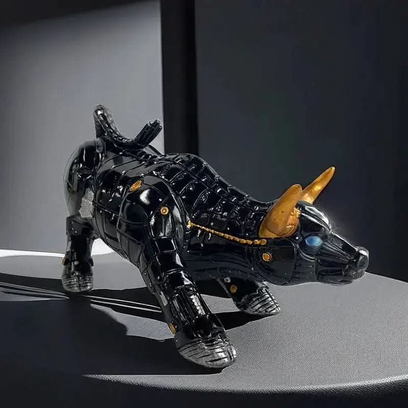 Escultura Touro de Wall Street – Força, Sucesso e Poder na Sua Decoração - Morada Serena