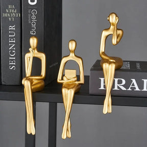 Kit Decoração Abstrata 3 peças - Morada Serena