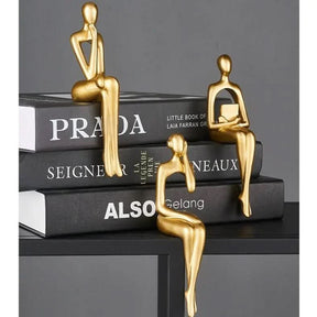 Kit Decoração Abstrata 3 peças - Morada Serena