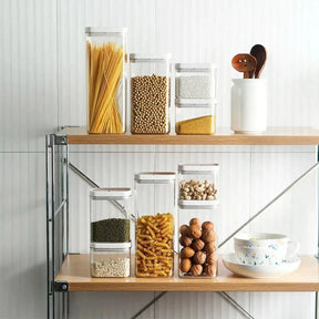 Kit Potes Herméticos 4 peças – Organização e Conservação Perfeitas - Morada Serena