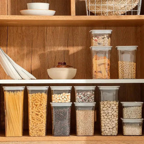 Kit Potes Herméticos 4 peças – Organização e Conservação Perfeitas - Morada Serena