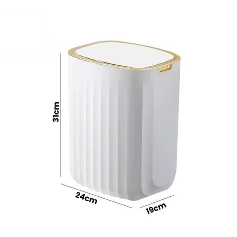 Lixeira Automática Para Banheiro Com Sensor De Movimento Inteligente - Morada Serena