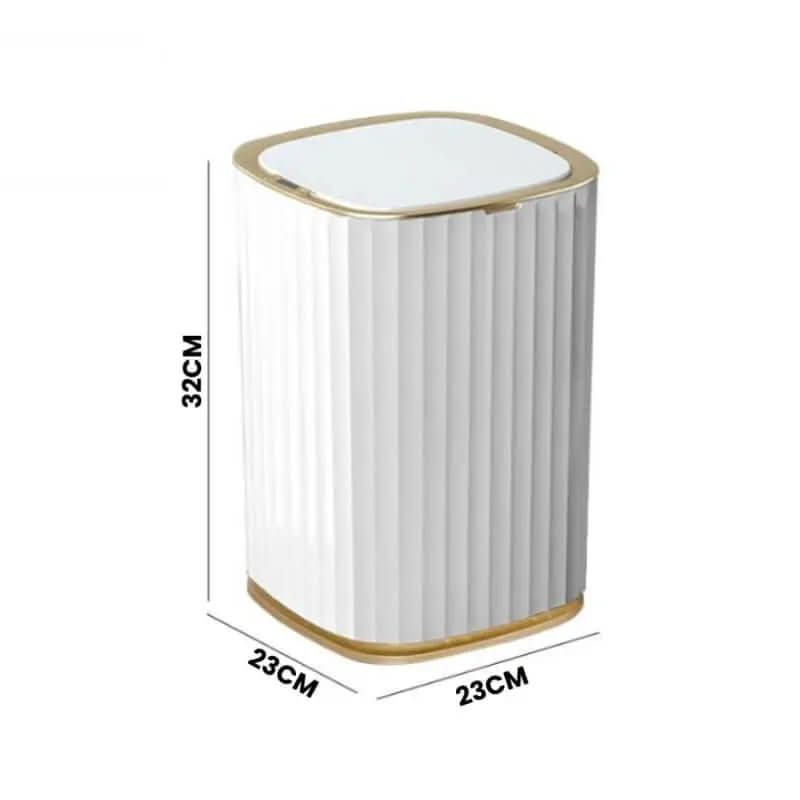 Lixeira Automática Para Banheiro Com Sensor De Movimento Inteligente - Morada Serena