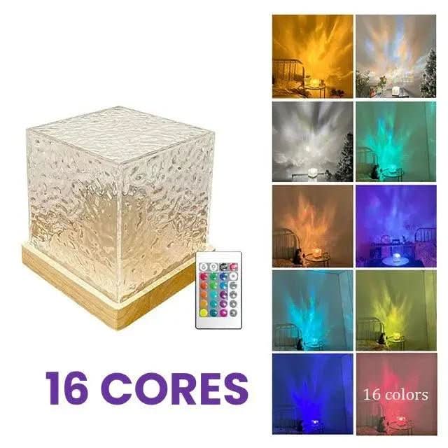 Luminária De Mesa Aurora Boreal - Morada Serena