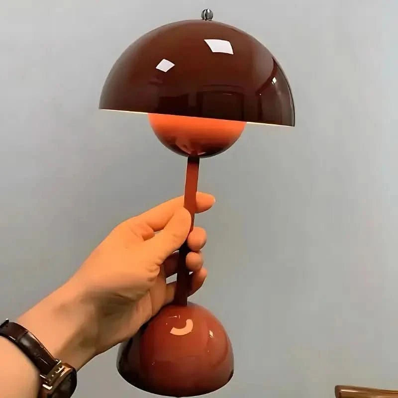 Luminária de Mesa Led Touch Cogumelo - Iluminação Moderna e Prática - Morada Serena