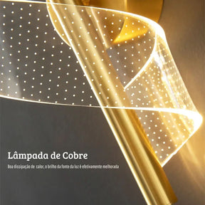 Luminária Pendente iluminação interior Led Nórdico - Design Moderno e Eficiente - Morada Serena
