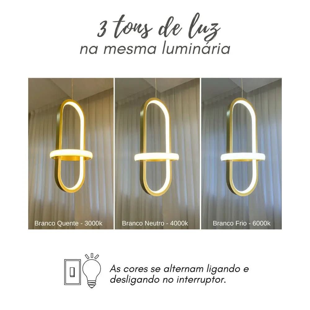 Luminária Pendente Nórdico Contemporâneo - Morada Serena