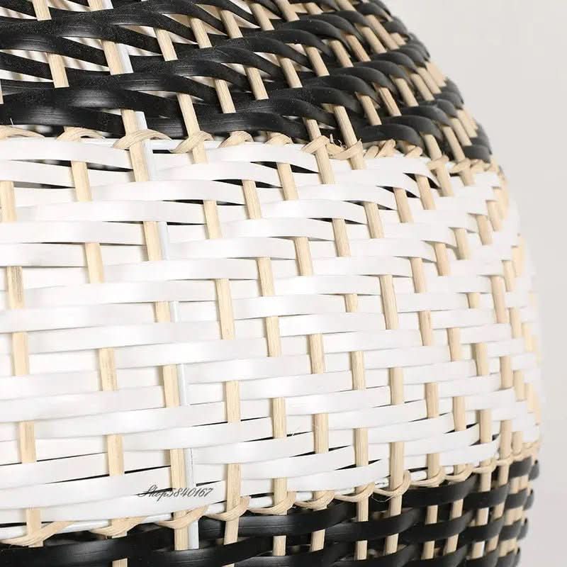Luminária Pendente Rattan – Decoração Natural e Elegante - Morada Serena