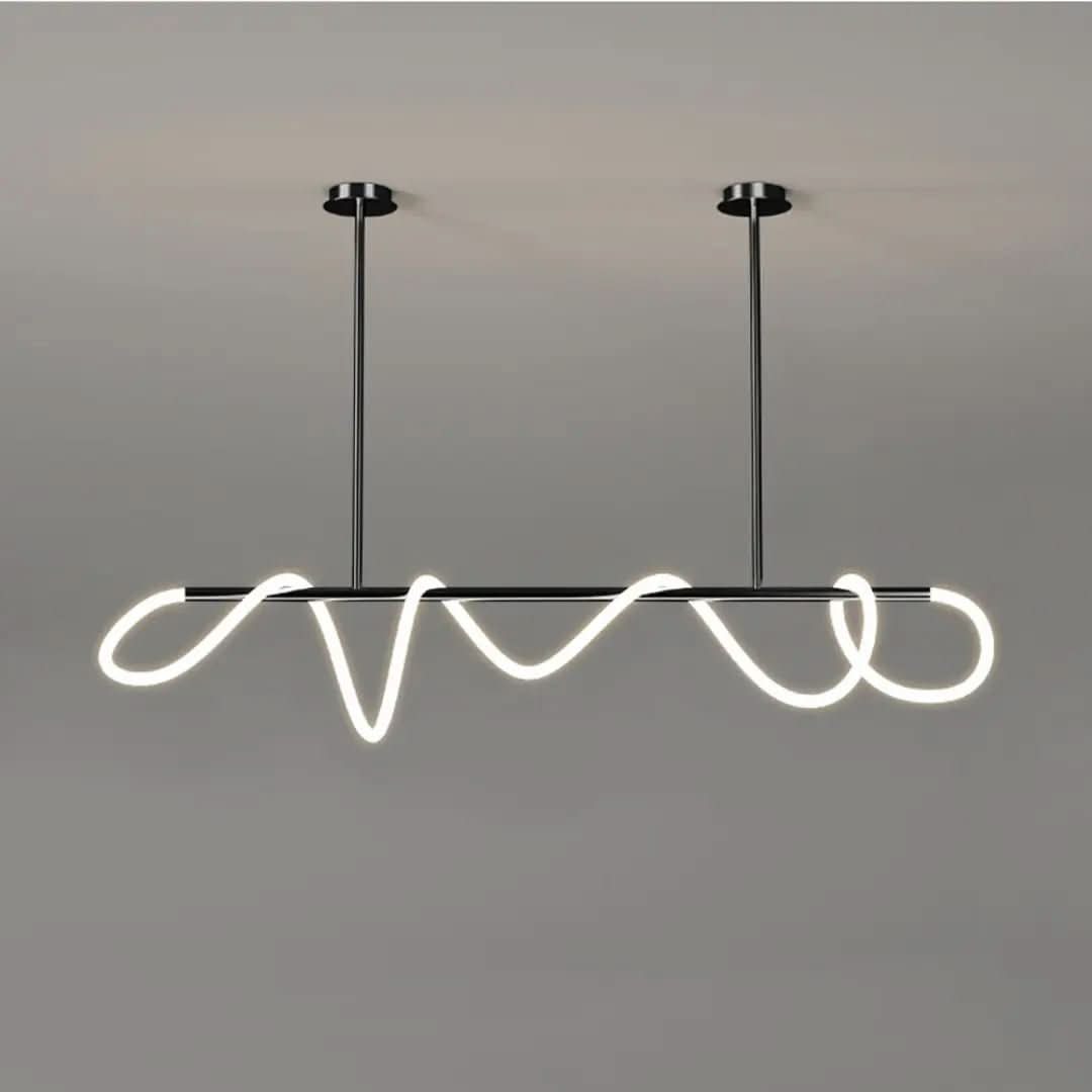 Lustre Pendente Led Moderno Para Sala | Iluminação Elegante e Funcional - Morada Serena