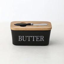 Mantegueira Cerâmica e Tampa de Bambu – Praticidade e Elegância na Sua Cozinha - Morada Serena