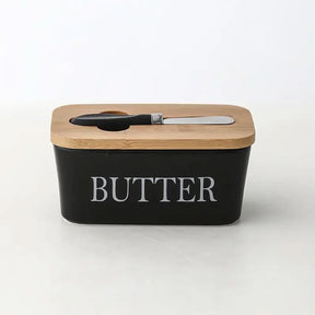 Mantegueira Cerâmica e Tampa de Bambu – Praticidade e Elegância na Sua Cozinha - Morada Serena