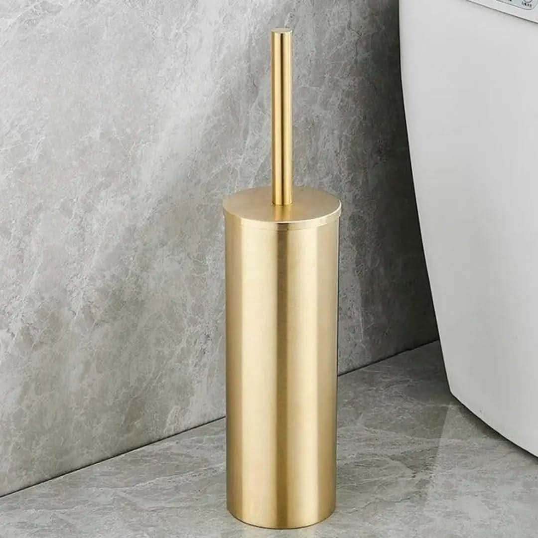 Porta Escova De Banheiro Aço Inoxidável Escovado – Elegância e Durabilidade - Morada Serena