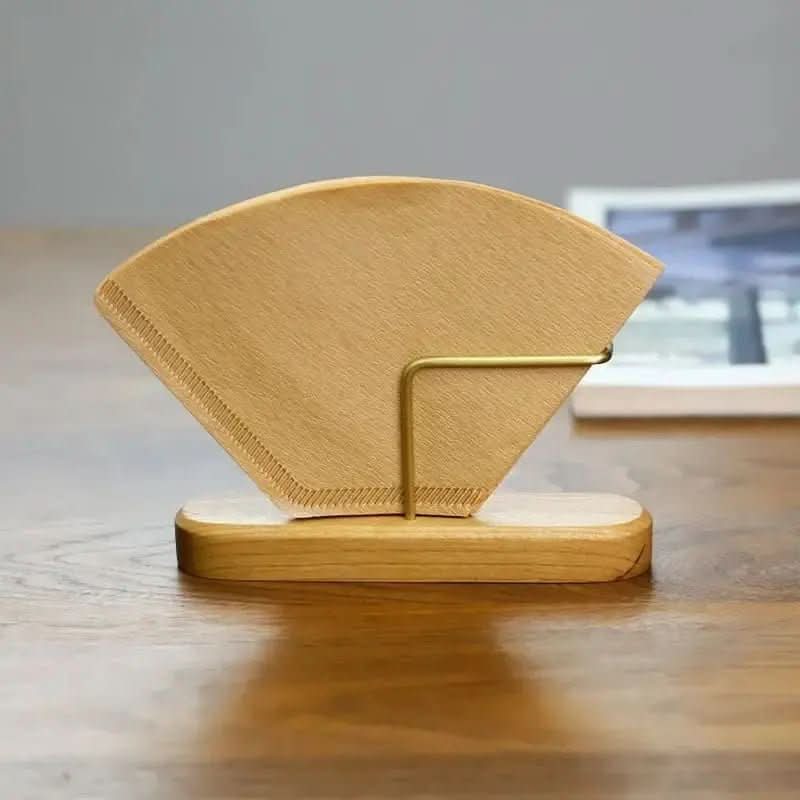 Porta - Filtro de Café de Madeira Suporte Filtro Papel | Organize Seu Café com Estilo e Praticidade - Morada Serena