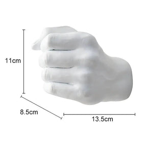 Punho Criativo + Vaso para Arranjo 2 Peças – Decoração Exclusiva e Versátil - Morada Serena