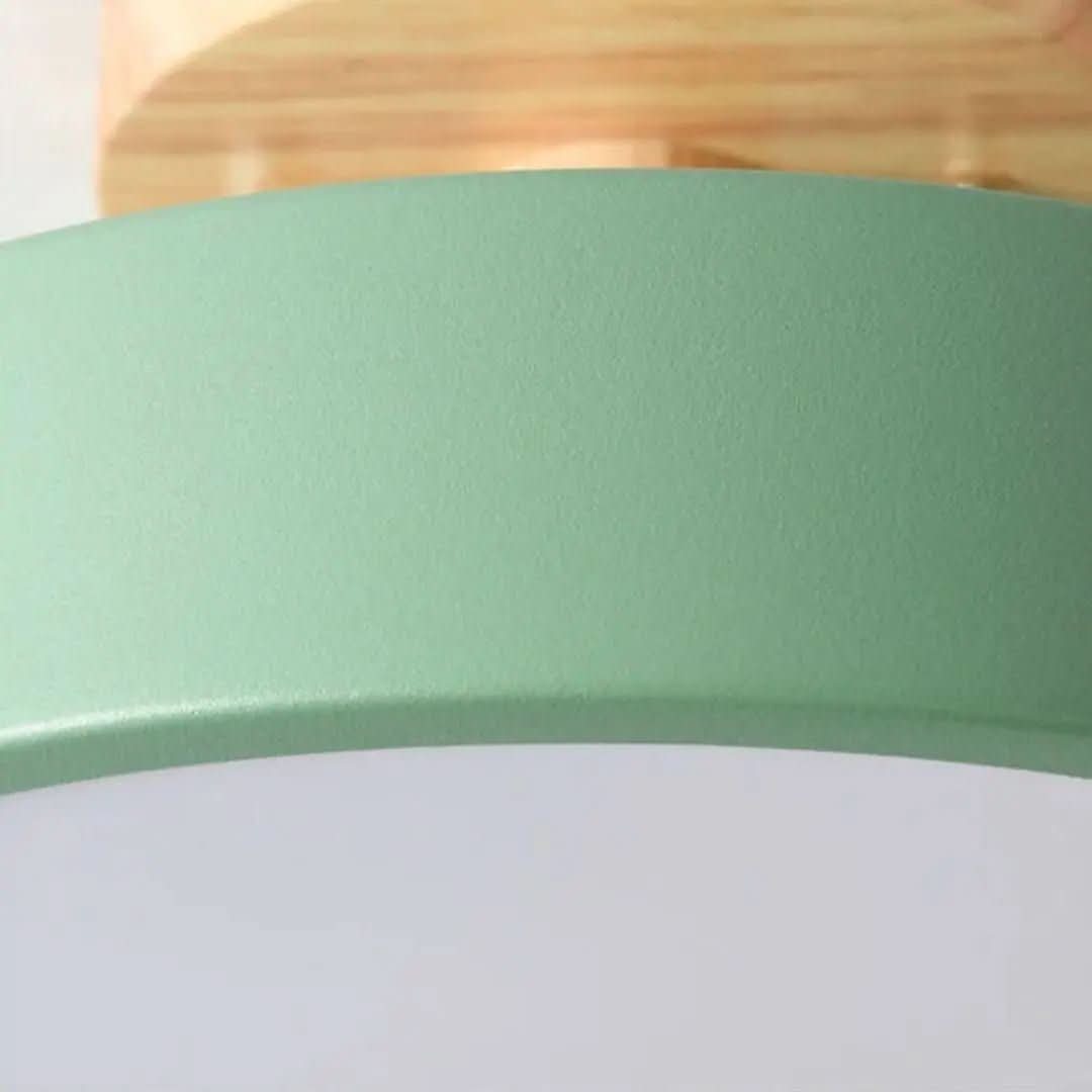 Luminária Led Estilo Nórdico Redondo Plafon de Teto - Ilumine Sua Casa com Design Sofisticado - Morada Serena