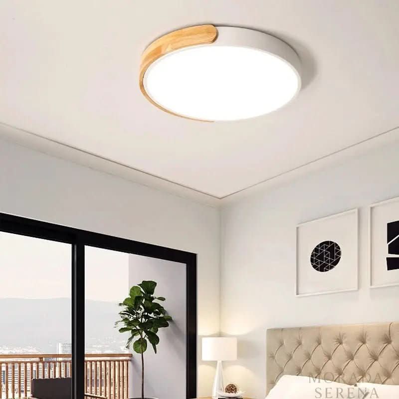 Plafon Led Sobrepor Luminária de Teto Moderna - Iluminação Elegante e Eficiente - Morada Serena