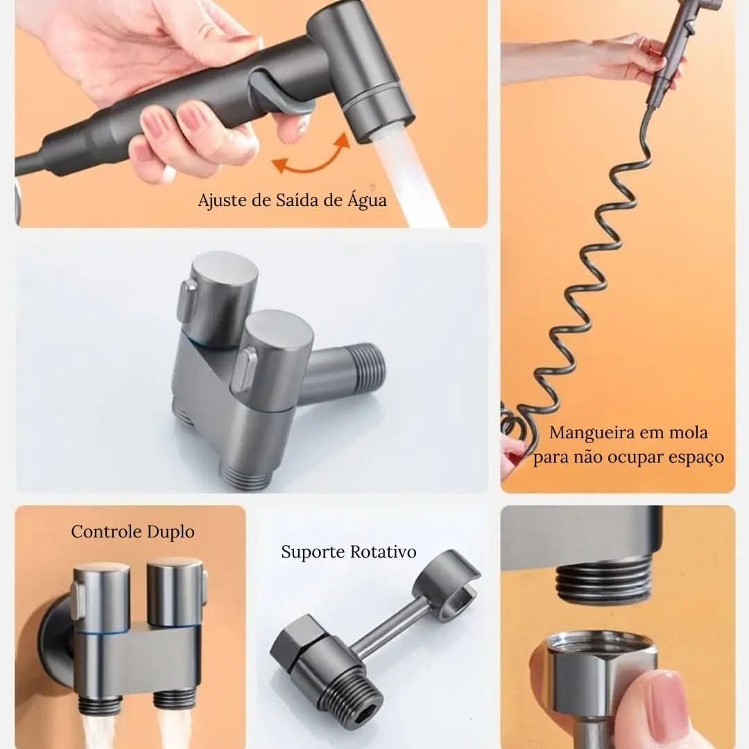 Ducha Higiênica para Banheiro - Praticidade e Conforto para Seu Banheiro - Morada Serena