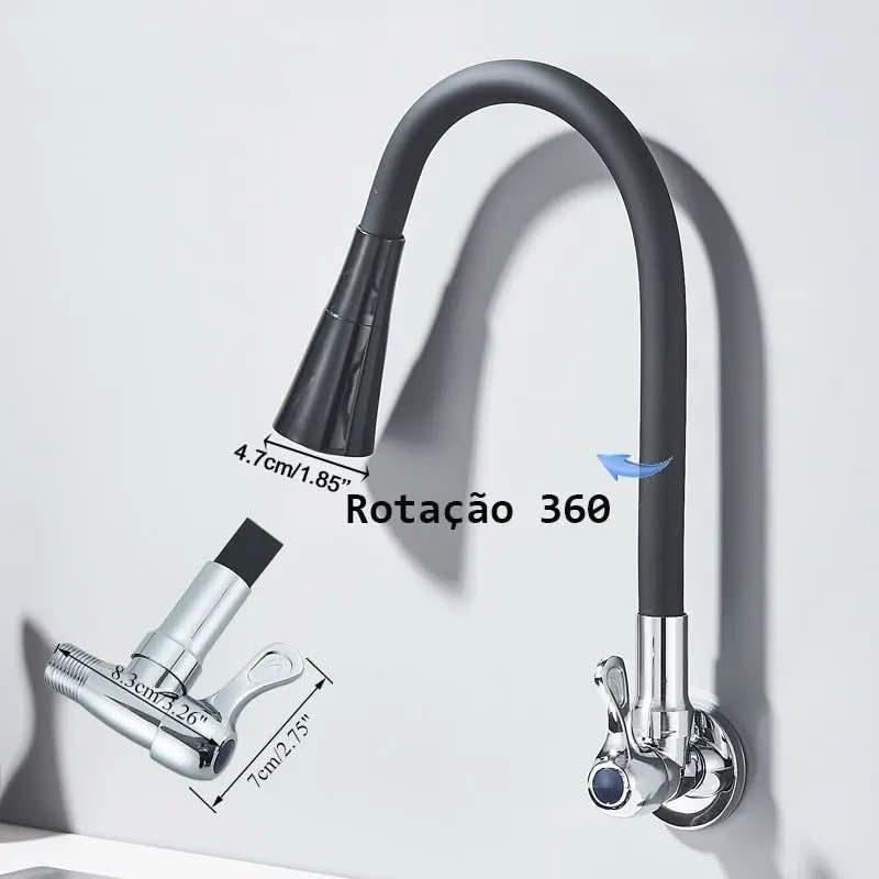 Torneira Gourmet De Parede Para Cozinha - Morada Serena