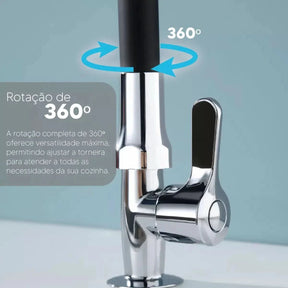 Torneira Gourmet De Parede Para Cozinha - Morada Serena