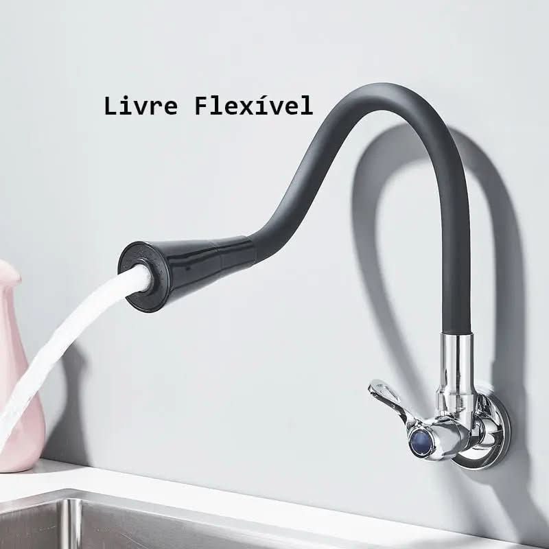 Torneira Gourmet De Parede Para Cozinha - Morada Serena