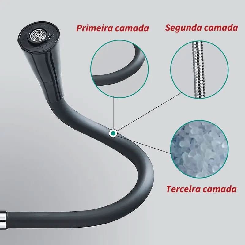 Torneira Gourmet De Parede Para Cozinha - Morada Serena