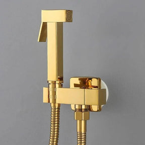 Ducha Higiênica para Banheiro Dourada - Sofisticação e Funcionalidade - Morada Serena