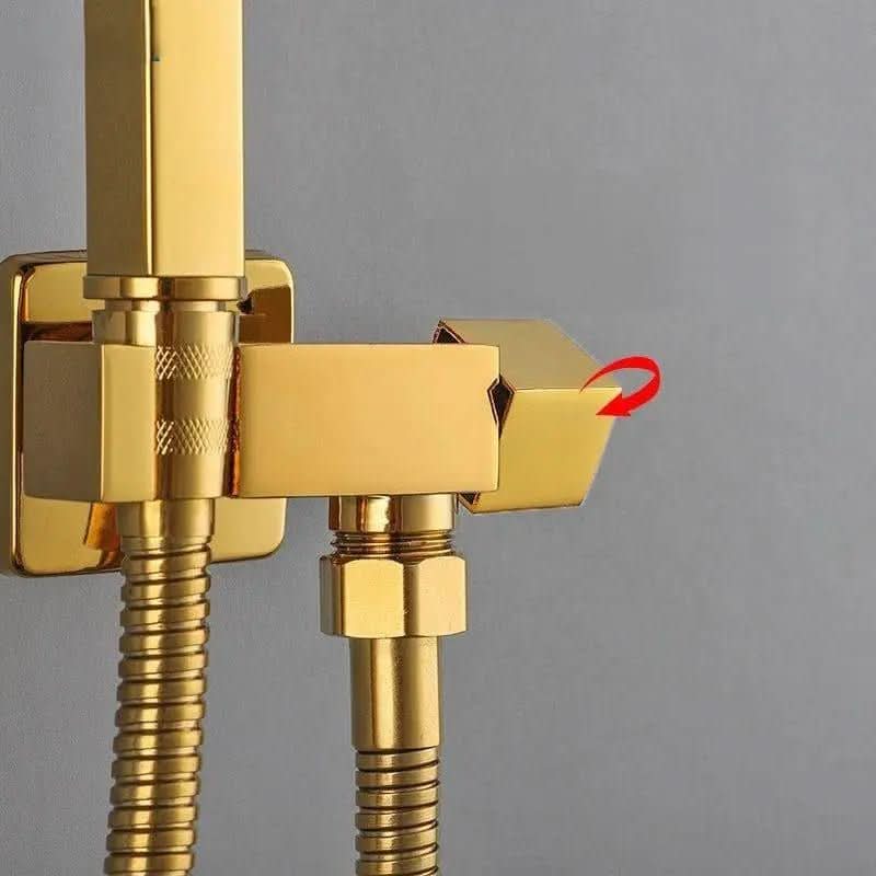 Ducha Higiênica para Banheiro Dourada - Sofisticação e Funcionalidade - Morada Serena