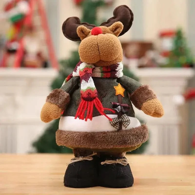 Boneco Papai Noel e Elfos para Decoração de Natal - Torne Seu Natal Mais Especial - Morada Serena