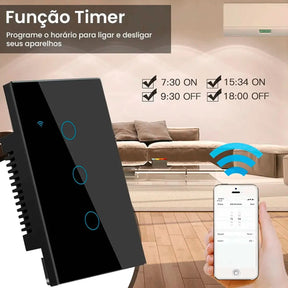 Interruptor Touch Inteligente Wifi - Morada Serena