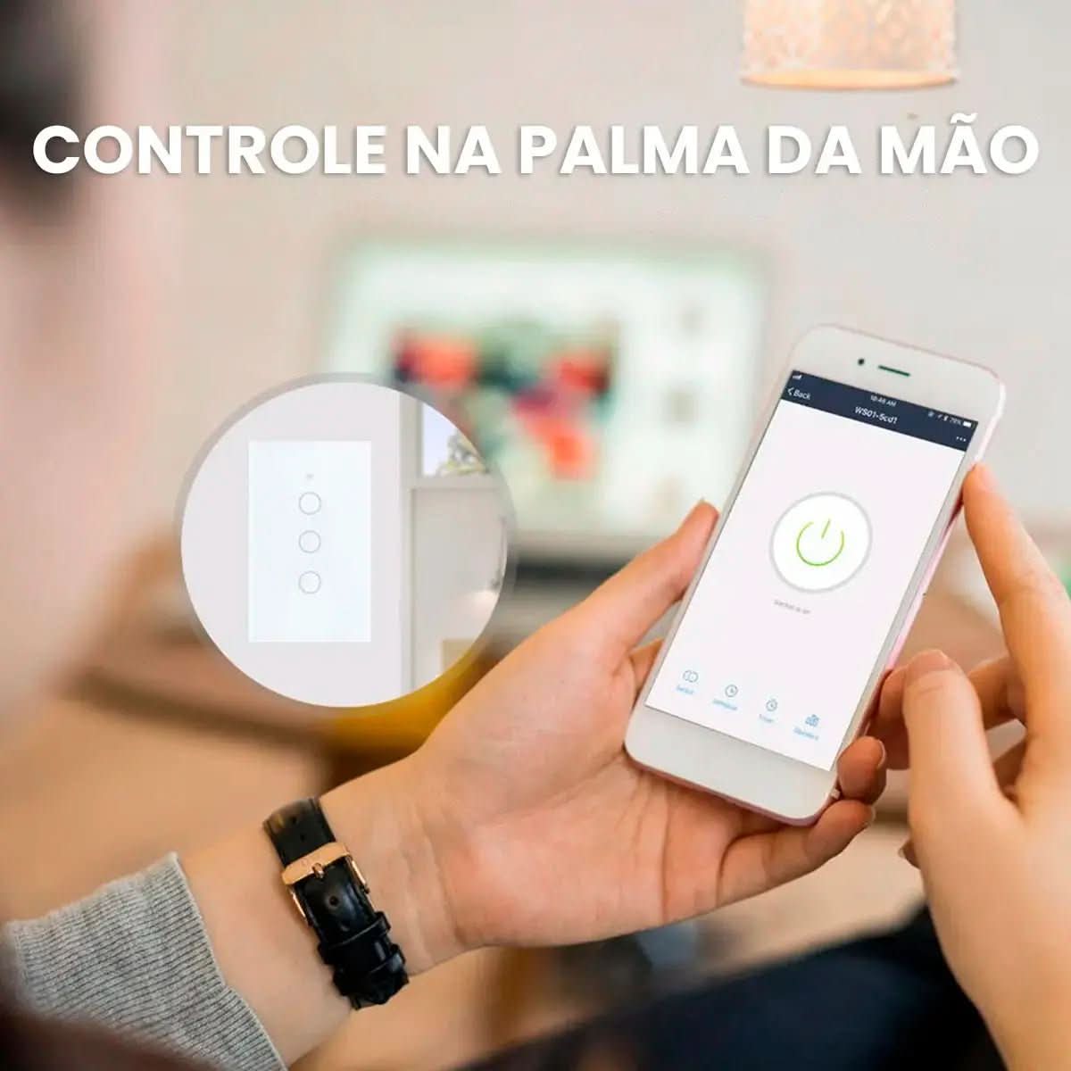 Interruptor Touch Inteligente Wifi - Morada Serena